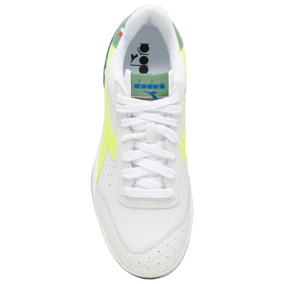 Diadora Men's Maverick Ball 'White Acid Green' 501-178766-C2416 NWT NIB - Picture 4 of 5